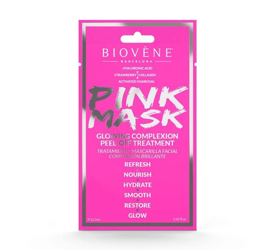 Biovène Pink Mask Glowing Complexion Peel-Off Treatment 12,5 ml