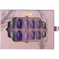 Dashy 24 Nails Couture Kit Purple Swirl
