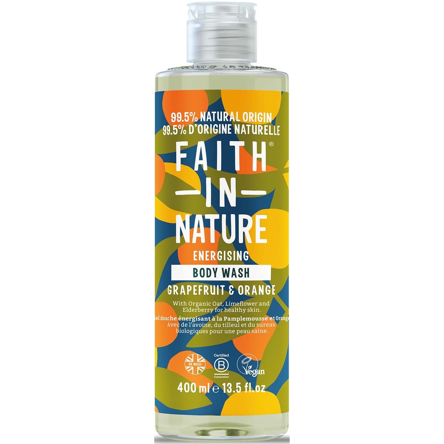 Faith in Nature Body Wash Grapefruit & Orange 400 ml
