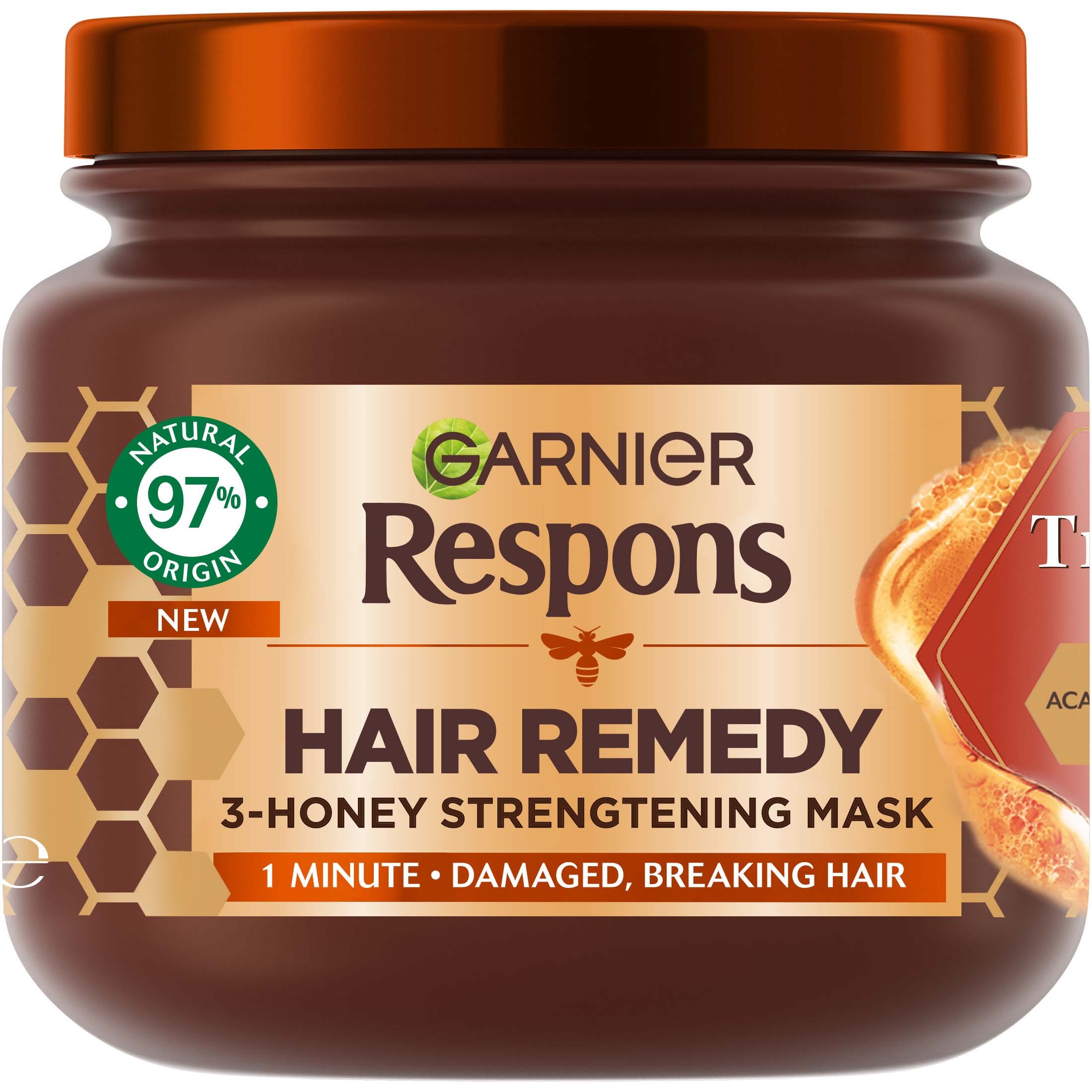 Garnier Respons Hair Remedy 3-Honey Strengtening Mask 340 ml