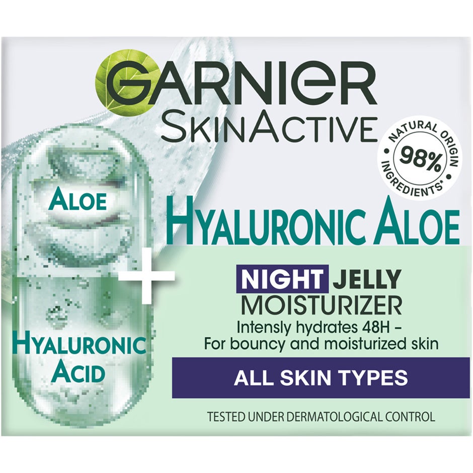 Garnier SkinActive Hyaluronic Aloe Jelly Night, 50 ml Garnier Nattkräm