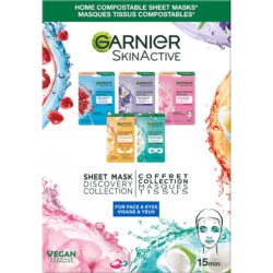 Garnier SkinActive Tissue Mask Discovery Collection for Face & Ey