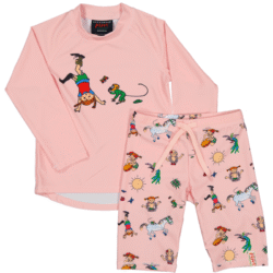 Geggamoja Pippi Långstrump UV-Set Rosa 74/80