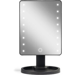 Gillian Jones Hollywood Mirror With Touch, Led Light And USB Blac