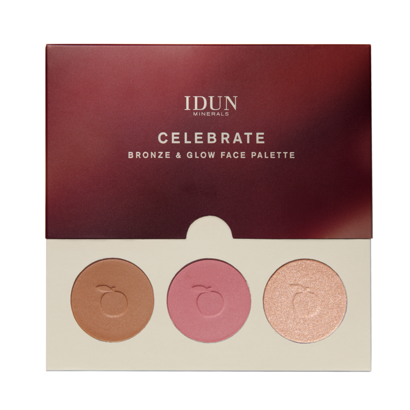 IDUN Minerals Celebrate Bronze & Glow Face Palette 7,6 g