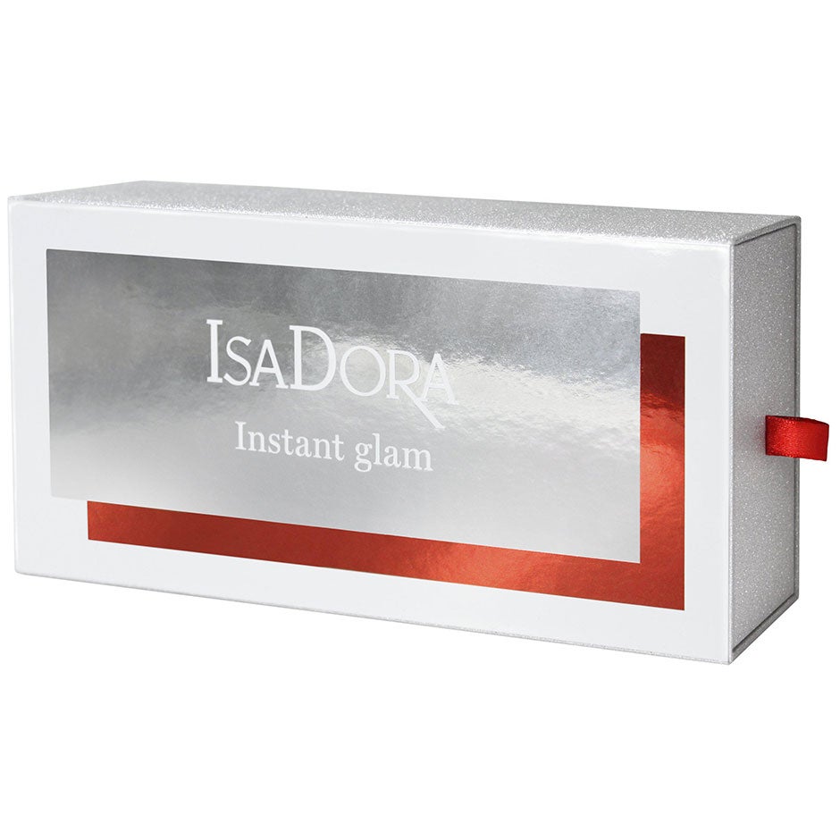 IsaDora Instant Glam Gift Box Mascara+Eyeliner+Lip Gloss+Makeup Bag