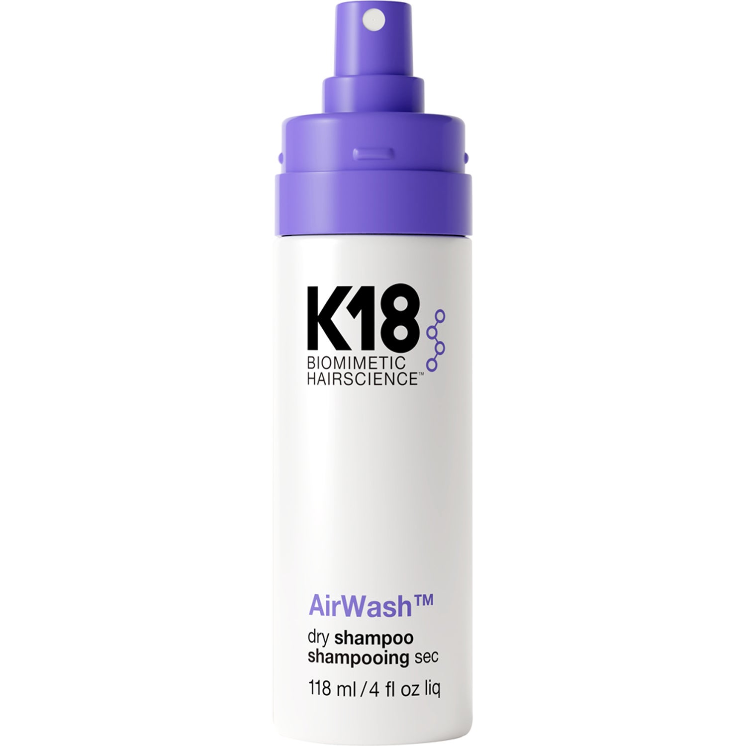 K18 AirWash Dry Shampoo 118 ml