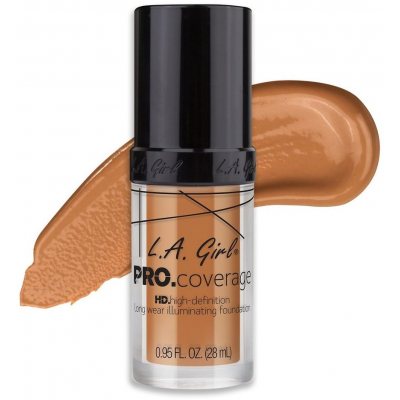 L.A. Girl Pro Coverage HD Illuminating Liquid Foundation Tan 28ml