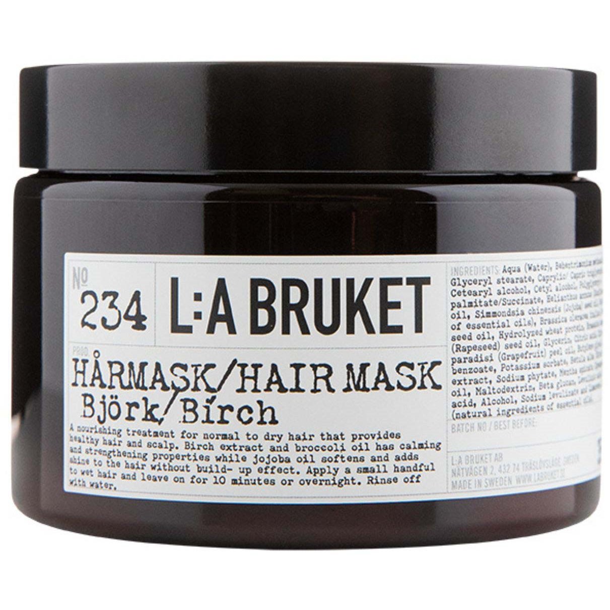 L:a Bruket Hair Mask 234 Birch 350 g