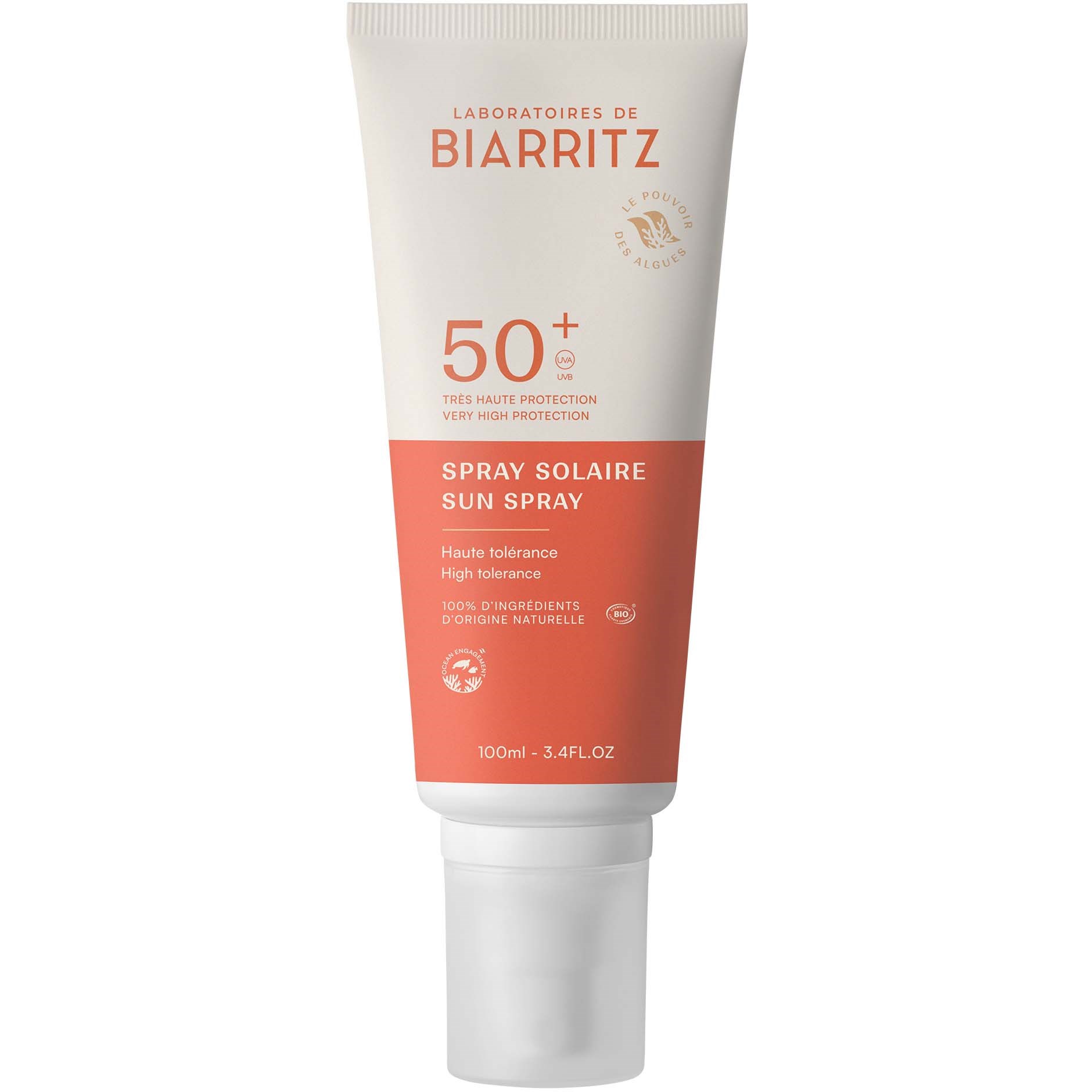 Laboratoires de Biarritz DERMO Suncare Sunscreen Spray SPF50+ 10