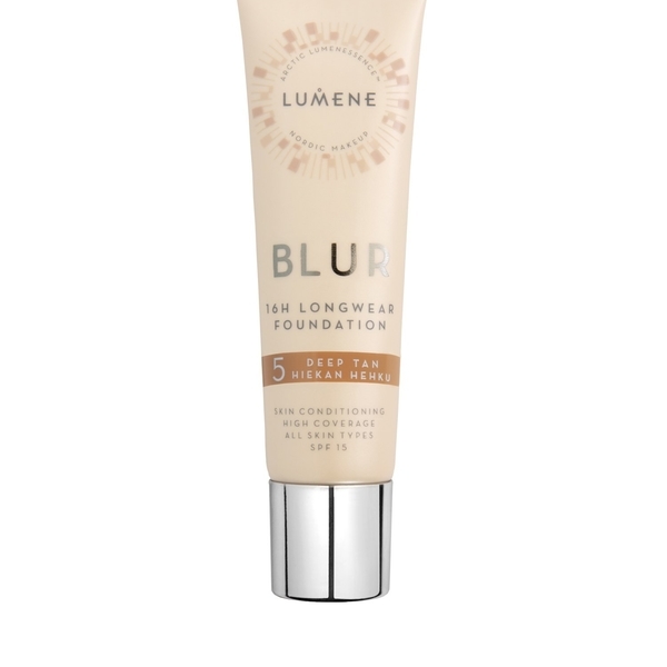 Lumene Blur 16h Longwear Foundation 5 Deep Tan SPF15 30ml