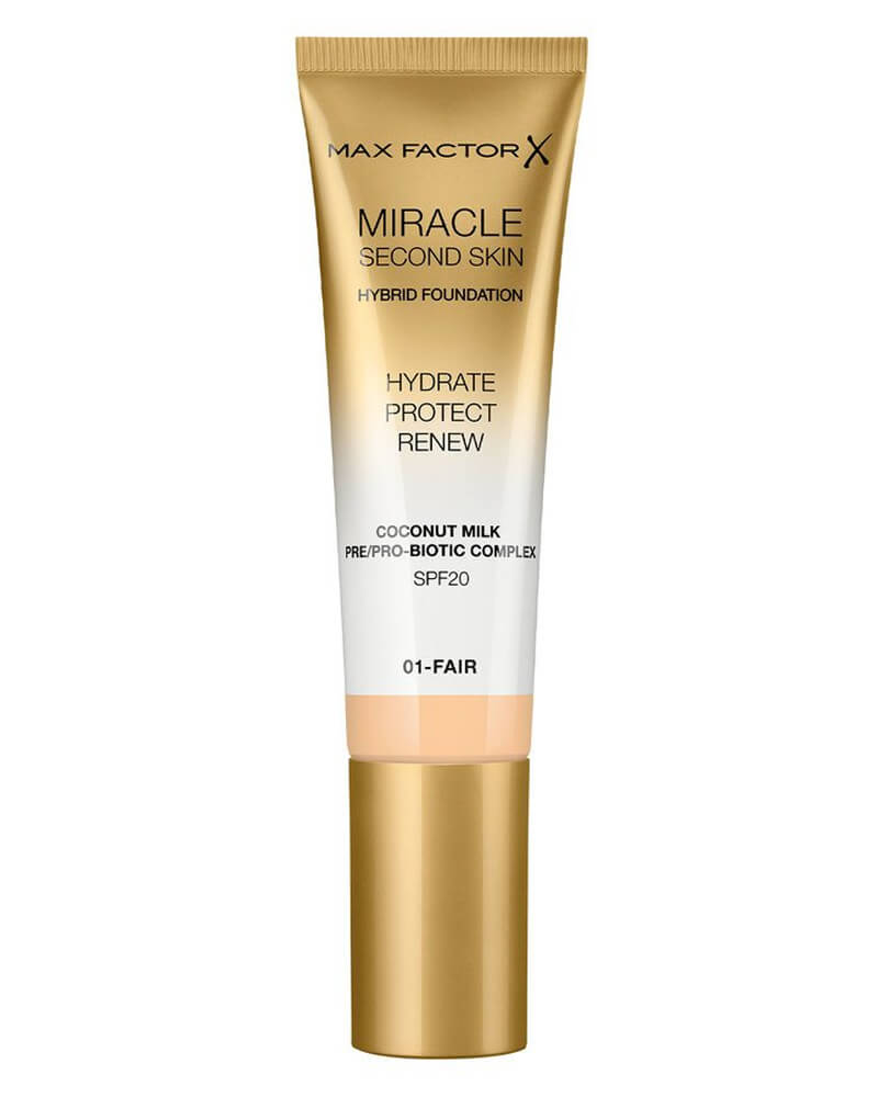 Max Factor Miracle Second Skin Hybrid Foundation 01 Fair 30 ml