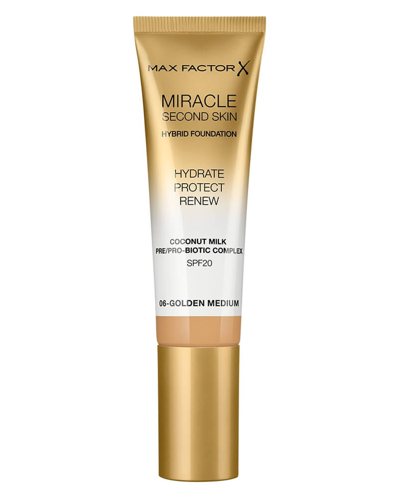 Max Factor Miracle Second Skin Hybrid Foundation 06 Golden Medium 30 ml
