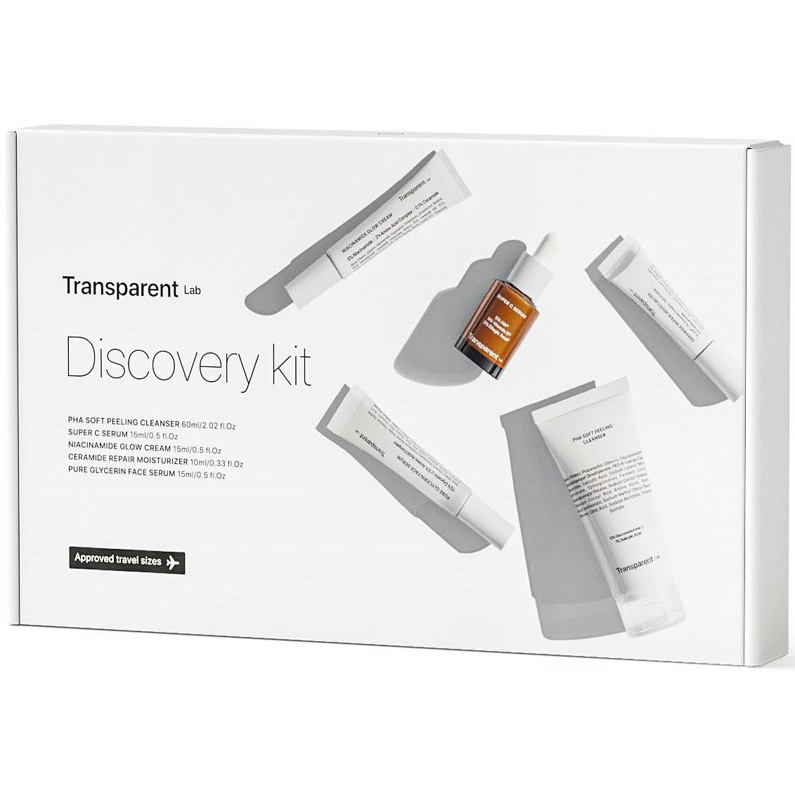 NICHE BEAUTY LAB Transparent Lab Discovery Kit