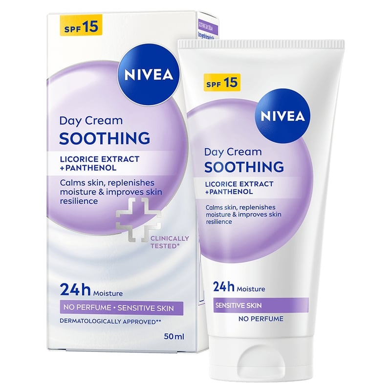 NIVEA Dagkräm Soothing Day Cream SFP15 50 ml
