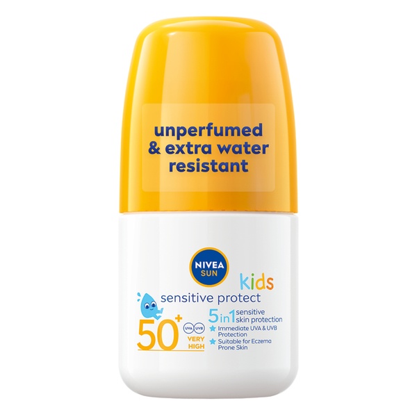NIVEA SUN Solkräm Kids Sensitive Sun Roll-On SPF50+ 50 ml