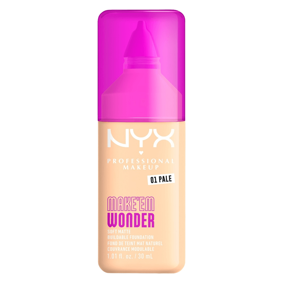 NYX Professional Makeup Make Em Wonder Foundation 01 Pale 25ml