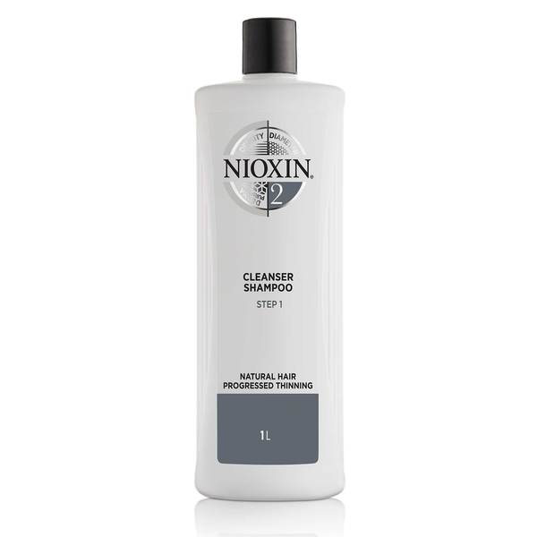 Nioxin System 2 Cleanser Schampo för obehandlat och märkbart tunt hår 1000 ml