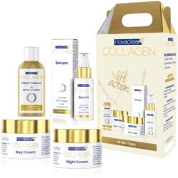 Novaclear Collagen Lift Action Kit - Day & Night Cream, Serum, Cl