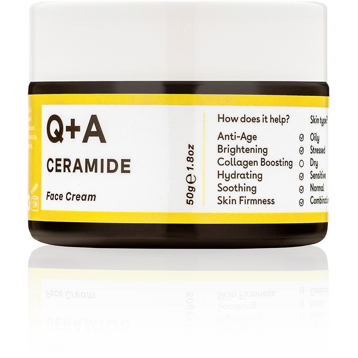 Q+A Ceramide Defence Face Cream 50 g