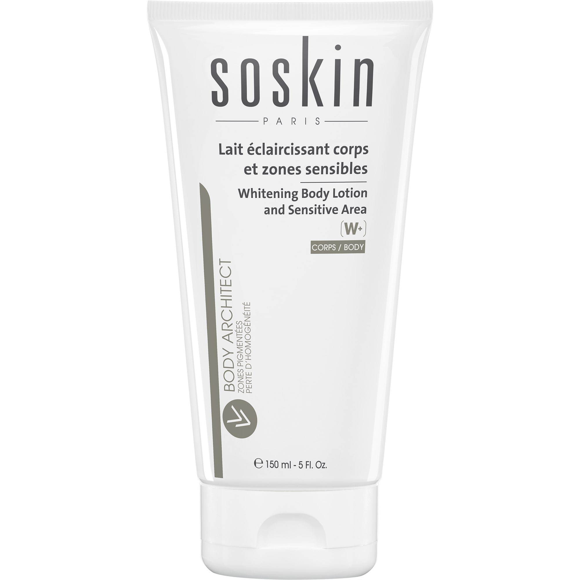SOSkin Body Architect Whitening Body Lotion And Sensitive Area 15