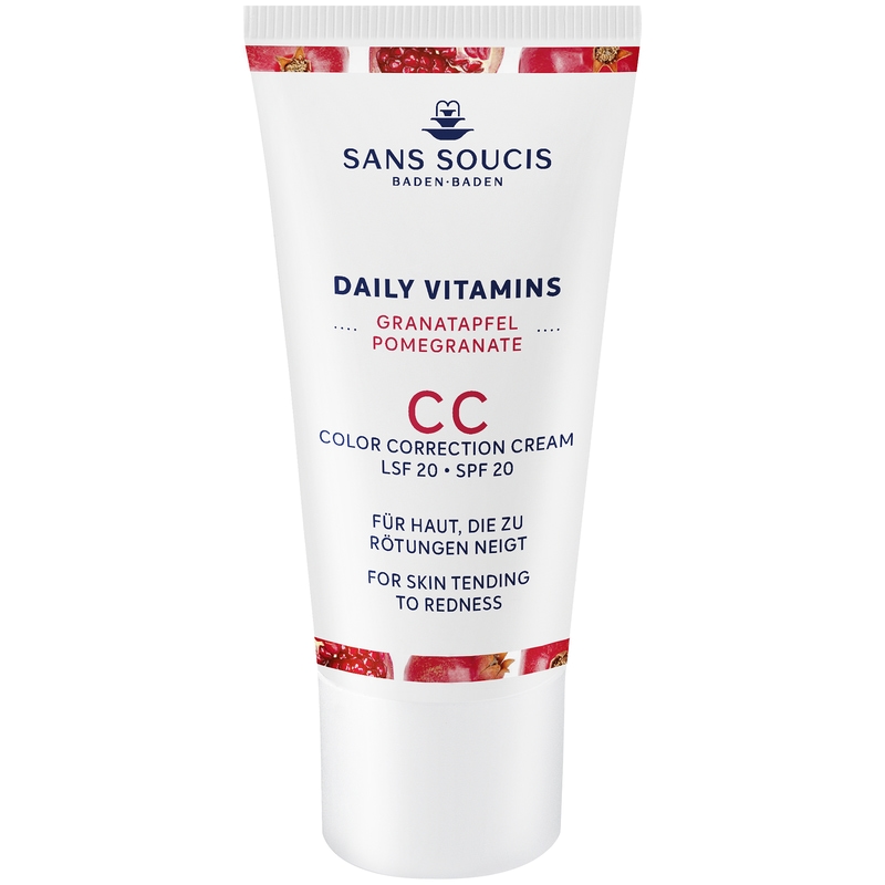 Sans Soucis Daily Vitamin CC Color Correction Cream SPF20 For Skin Tending To Redness 30 ml