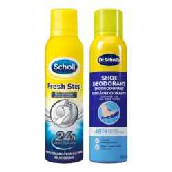 Scholl Fresh Step Foot Care Duo Foot Spray 150 ml & Shoe Spray 150 ml - 300 ml