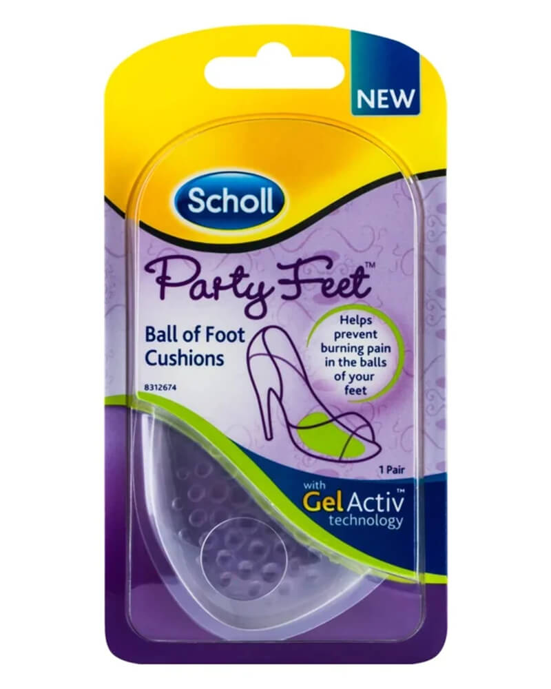 Scholl Gel Active Insoles - Party Feet Ball Of Foot Cushions