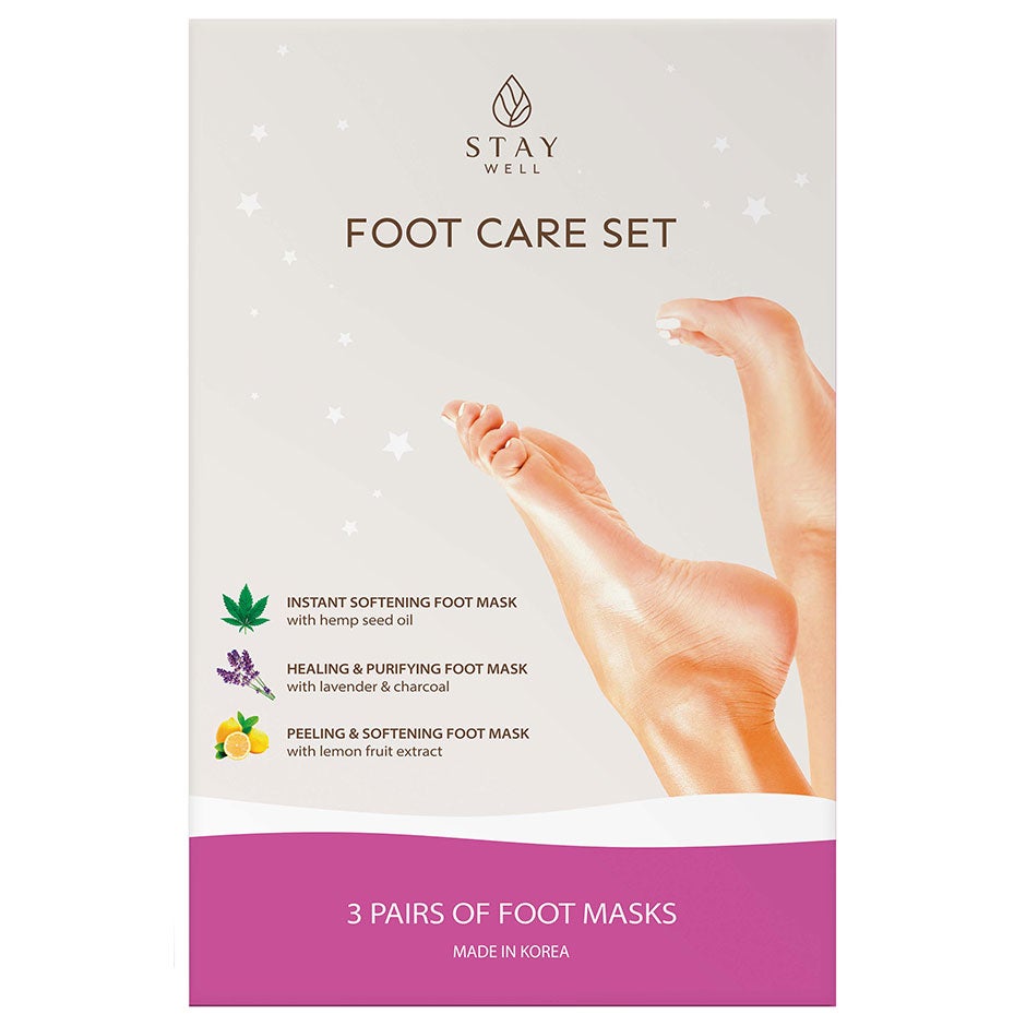 Stay Well Foot masks (3 masks) 3pcs - 3 pcs