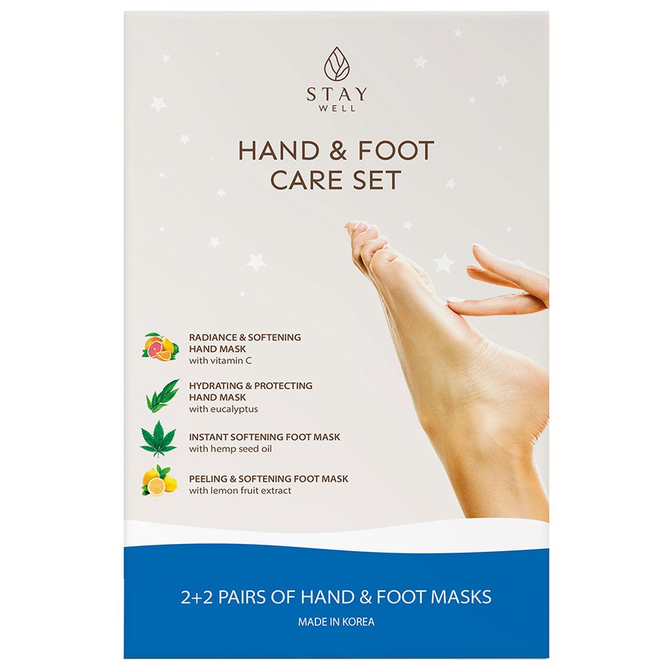 Stay Well Hand & Foot masks (4 masks) 4pcs - 4 pcs