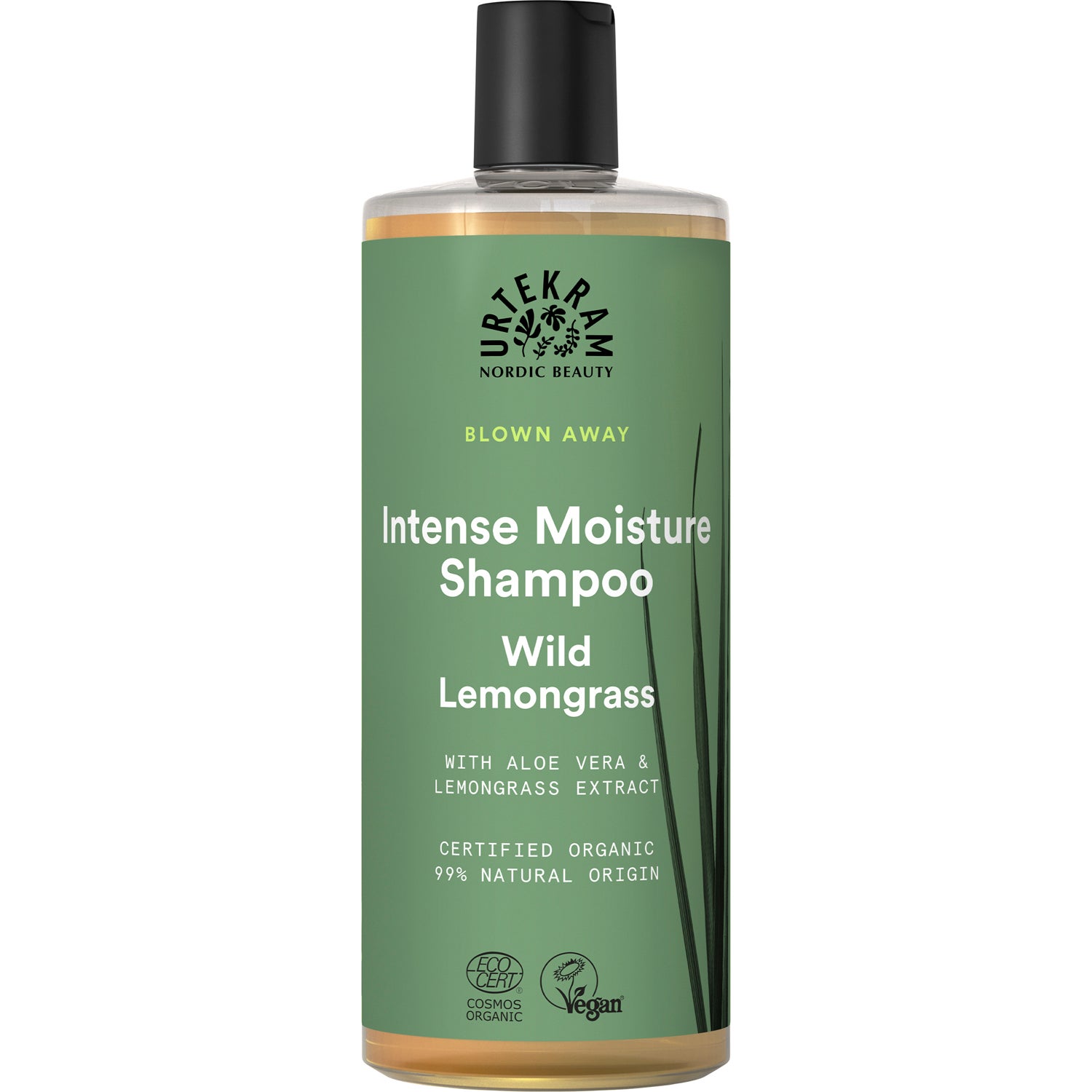 Urtekram Intense Moisture Shampoo Wild Lemongrass - 500 ml