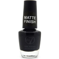 W7 Nail Polish Matte Finish 55 Black